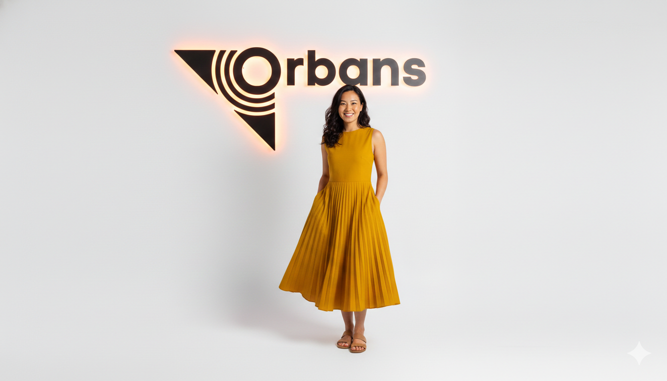 Kadın Turuncu Elbise