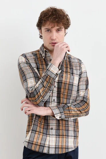 DESENLİ ODUNCU GÖMLEK