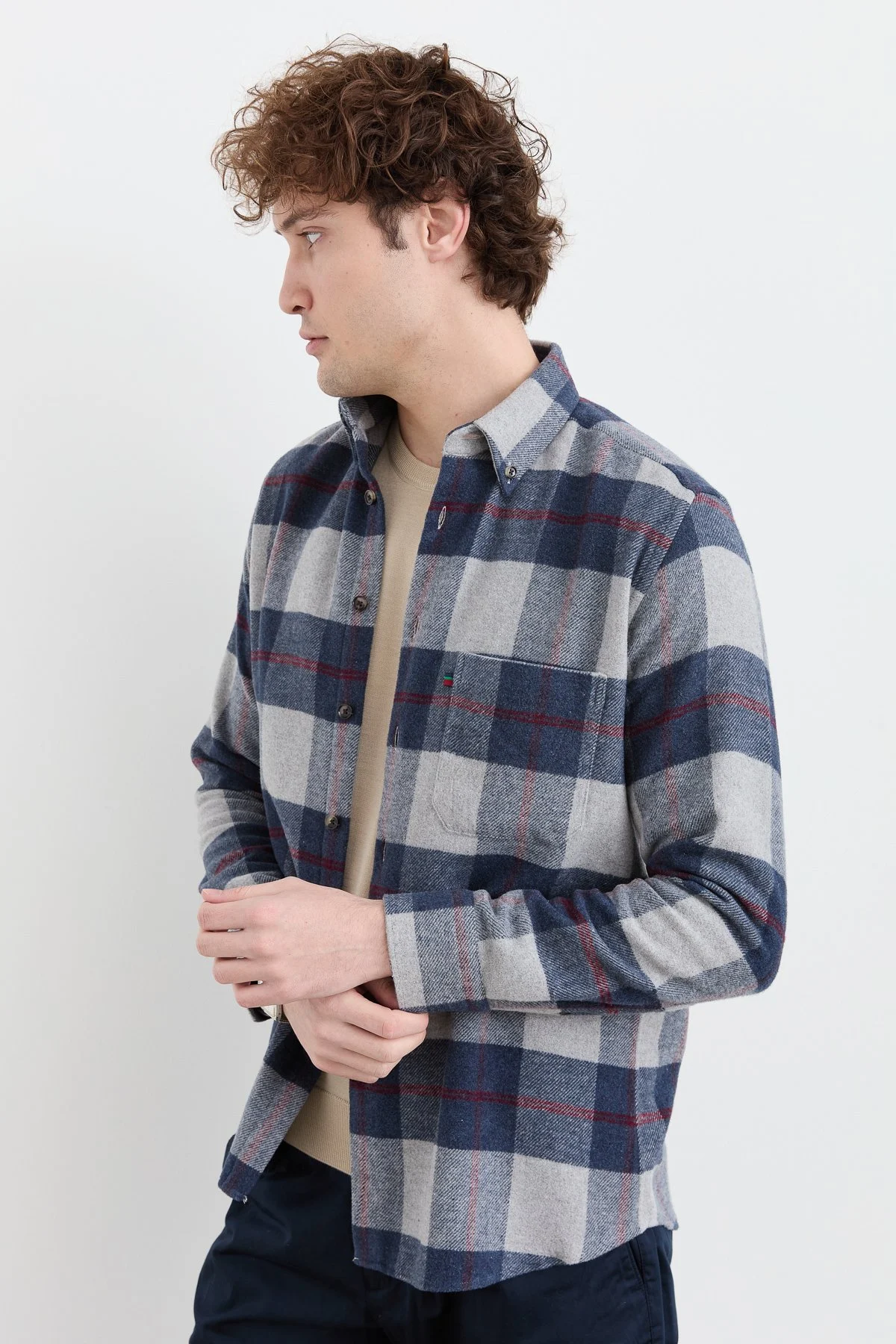 DESENLİ ODUNCU GÖMLEK