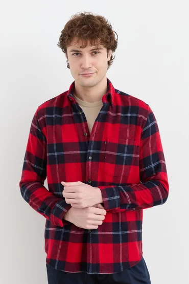 DESENLİ ODUNCU GÖMLEK