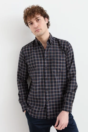 DESENLİ ODUNCU GÖMLEK