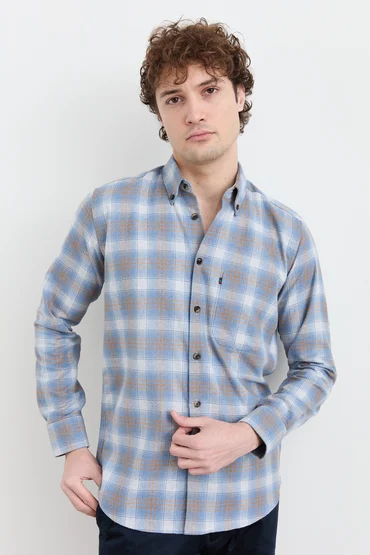 DESENLİ ODUNCU GÖMLEK